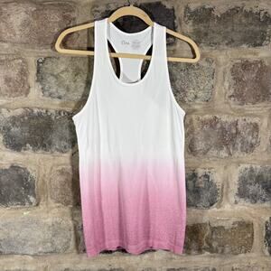 Zyia Active Tank Top Woman's Small Poppy Ombre Racerback Yoga‎ Workout Gym